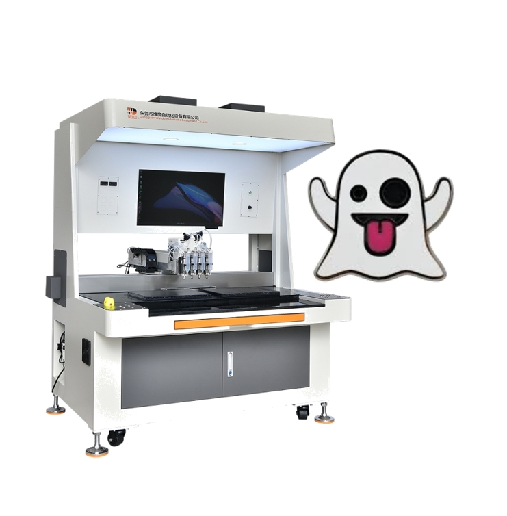 Cute Enamel Emoji Pin Filling Machine – Compact, Efficient, and Fun for High-Speed Production